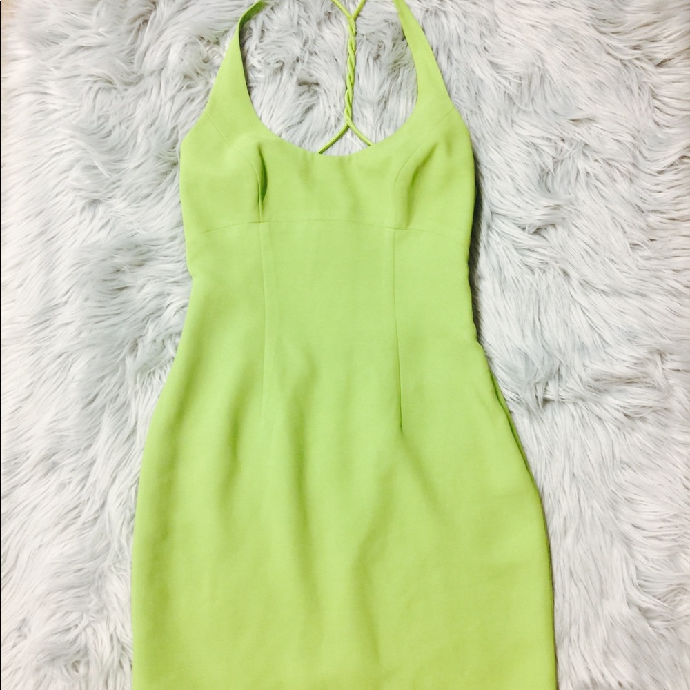 Light green (lime color) dress